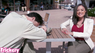 Asian MILF Keylani wants sum of that Frankfurter