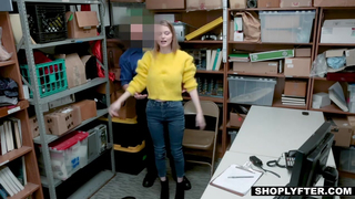 She helps herself to his stuff, he helps himself to her pussy