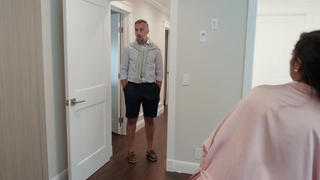 Hot brunette enjoys a relaxing sex with her man