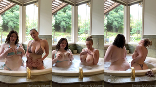 [OnlyFans] Avalon Hope - Bathhub With Emberly Adams