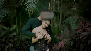 Resmi R Nair Outdoor Sex in Garden - Indian Big Tits Nude