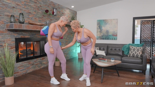 Kaden Kole, Ryan Keely Fucking The Milf And Her Lookalike Trainer 4K