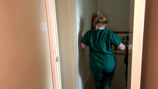 JessieHH - Nurse fucks and sucks patient and gets drowned in cum