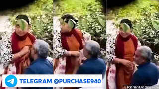 New Instagram Viral Indian Uncle Enjoying Desi Girl’s Boobs – Hot Outdoor XXX Video