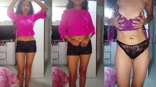 Putita flaquita con hermosas piernaas