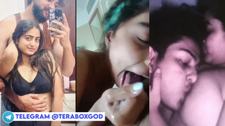 Desi Indian Couples Giving Deep Blowjob To Boyfriend
