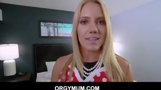 Big boobs stepmom banged doggystyle by stepson