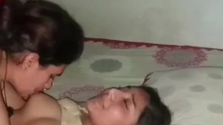 Pakistani Lesbian Sisters Hot Kissing & Boobs Sucking MMS