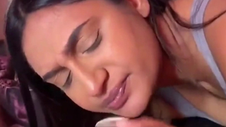 Rich South Indian Girl Stunning Deepthroat & Balls Licking