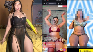 Famous Thick Influencer Dhunu Sonowal Fucking Her Tight Pussy With Huge Cucumber
