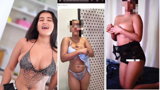 Famous Influencer Babe Lucky Viral Nude Boobs Play and Ass Spanking