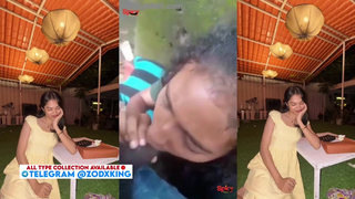 Étudiante sud-indienne suçant le pénis de l'ami de son copain en extérieur. Telegram @ZodxKing