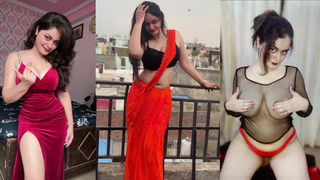 Sexy Thick Baddie Influencer DilrubaSana Showing Juicy Ass Big Boobs In Hot Bikini