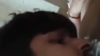 Cream laga kar biwi ka jism chaatne wali Indian Porn Footage