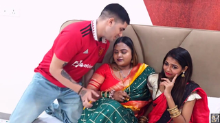 Sanjana and rozy called her friend for threesome fuck