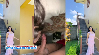 Geile Hotel Blowjob der hübschen College-Girlfriend zum Flehen um den Hunde-Stil Fick – Telegram @ZodxKing
