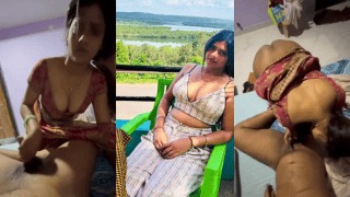 Shararti Bhabhi Saree Devar Bj