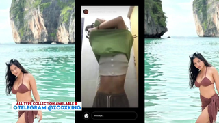 18 Year Old Teen Girl Strips for Sugar Daddy Telegram @ZodxKing