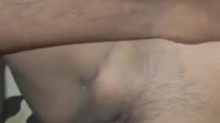 Dusky Tamil girl pussy fuck and cummed on body in Oyo