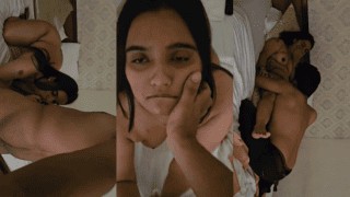 Horny Brown Couple Home Blowjob Orgasm