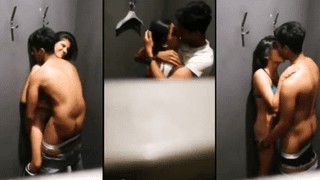 Hot Couple Coaching Changing Room