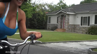 Denise Milani - Bicycle Ride