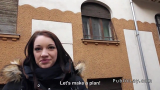 Hungarian cuttie banging for cash