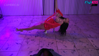 Kayla Kiss Strips, Sucks, and Fucks Torso