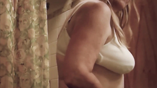 grandma showing nice boobs