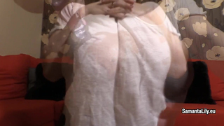 Samanta Lily Wet T-Shirt Show