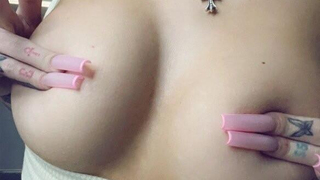 Bhad Bhabie Topless Boob Teasing Onlyfans