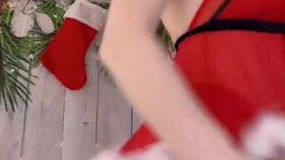 Amouranth Christmas Nude Fansly Vibrator Masturbation Video