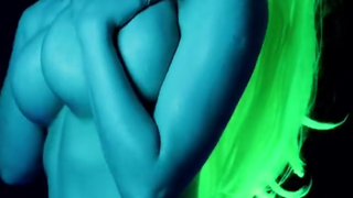 Tessa Fowler Nude Neon Body Paint