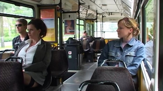 Milena Velba Milk Lactation in Tram