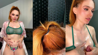 Amouranth - Dildo Blowjob And Footjob